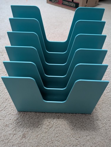 Slot file holder aqua blue - 5,