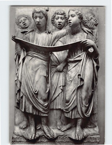Postcard cantoria marble - postcard, cantoria"marble