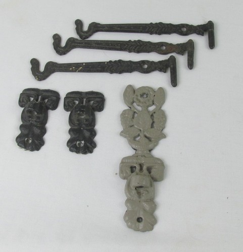 Vintage cast iron swing arm - cast,