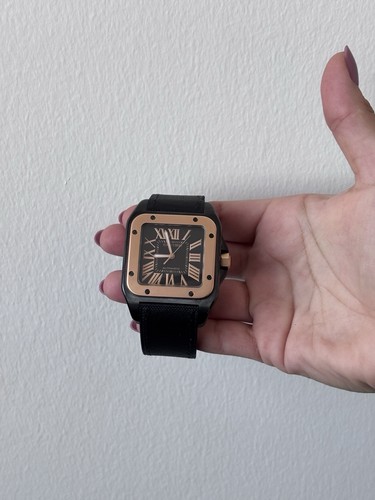 Cartier santos 100 large - large, steel