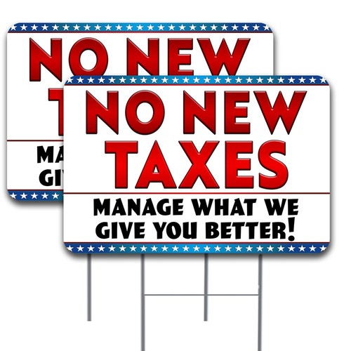 New taxes pack - no, 2