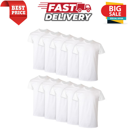 Hanes crew neck shirt - neck, t