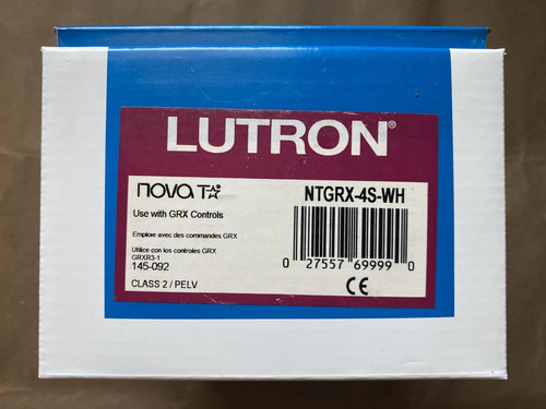 Lutron ntgrx scene raise - ntgrx-4s, 4-scene