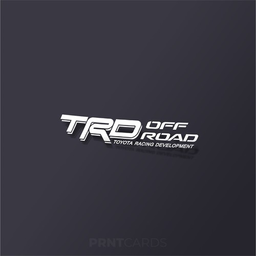Trd off road decal - decal, 18x3