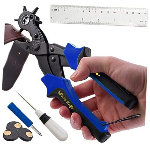 Leather hole punch belt - hole,