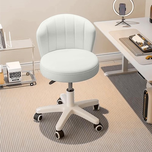 Small desk chair - round, rolling