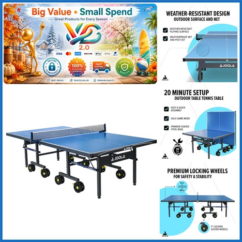 Novo outdoor table - table, tennis