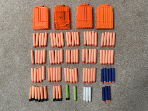 Lot nerf dart gun - 6, round