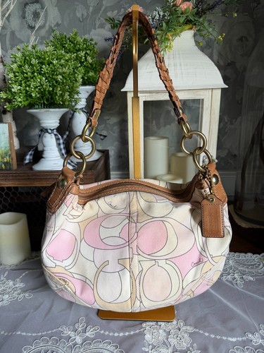 Y2k coach pink signature - y2k,
