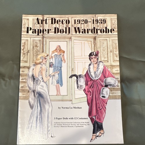 Art deco paper doll wardrobe - paper,