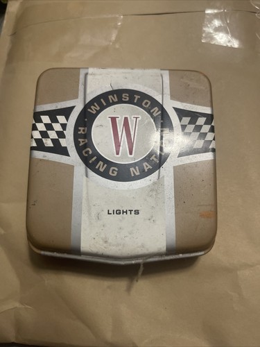 Vtg winston cigarette - winston, tin
