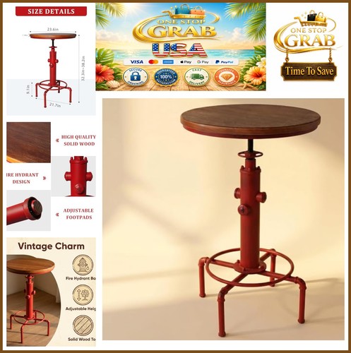 Industrial bar table - bar, inch