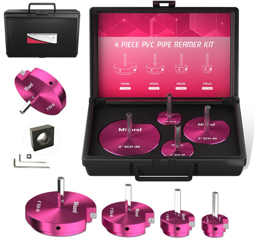 Kit escariadores pvc - kit,