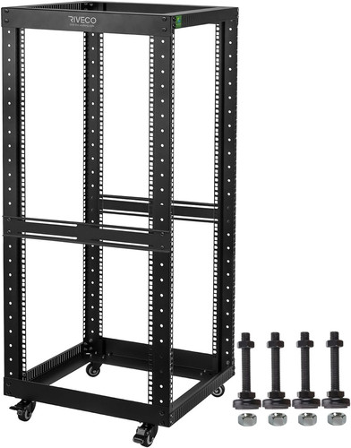 25u open frame server rack - open,