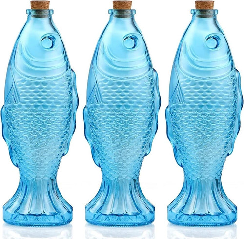 Pack fish shaped glass - shaped,