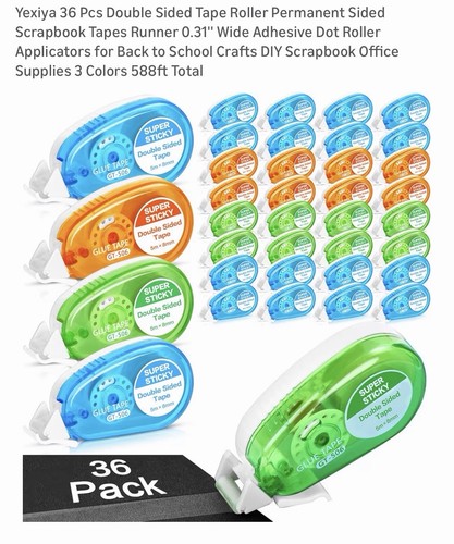 Pack double sided tape - 36,