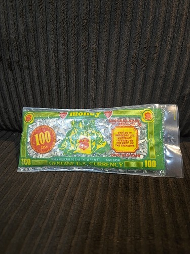 Vintage shredded money 100 - us, $100