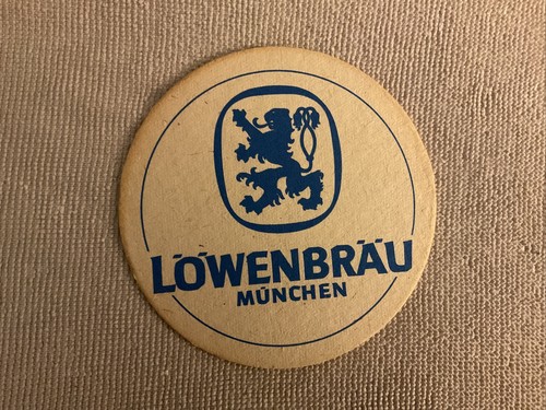 Lowenbrau beer coaster - lowenbrau,