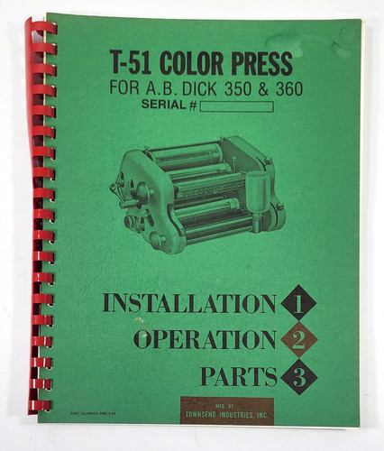 Dick color press 350 - dick,