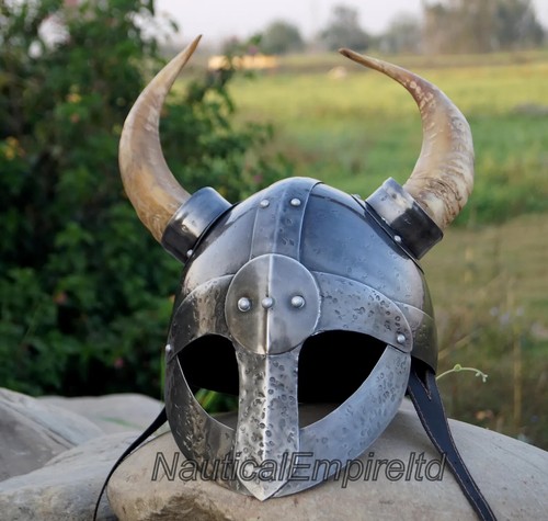 Medieval viking helmet with - medieval,