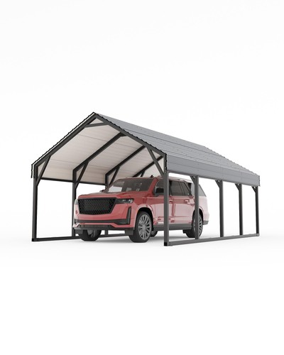 Garvee 12x20ft metal carport - 12x20ft,