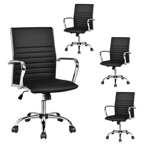 Set office chair pu - of, 4