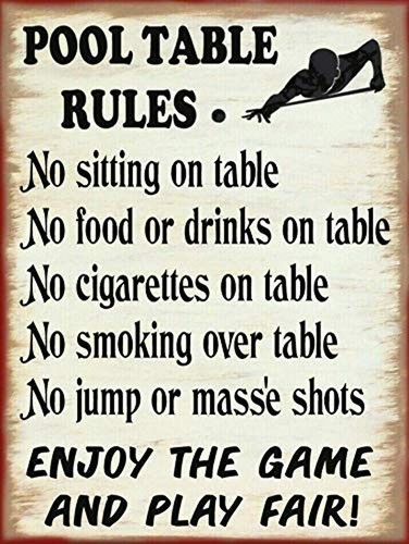 Pool table rules billards - pool,