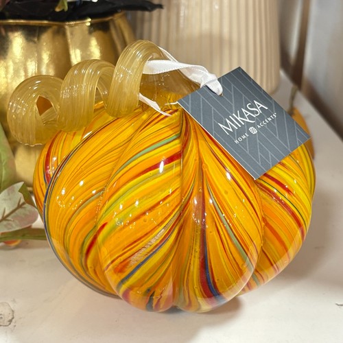 Mikasa hand blown multi colors - mikasa,