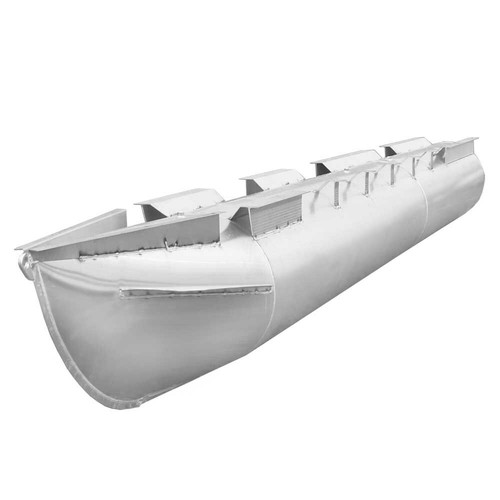 Pontoon float boat center log - float,