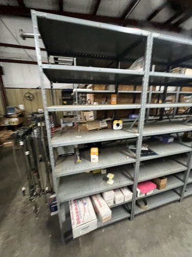 Heavy metal shelving 00 - heavy, $50.00