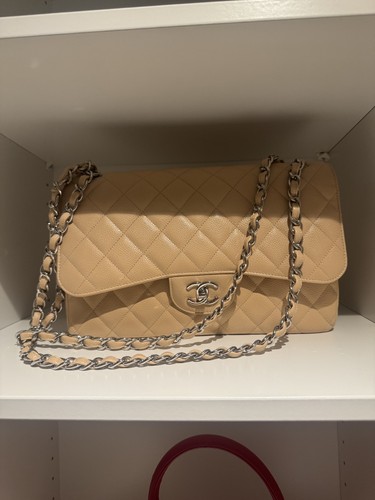 Chanel classic jumbo beige - classic,