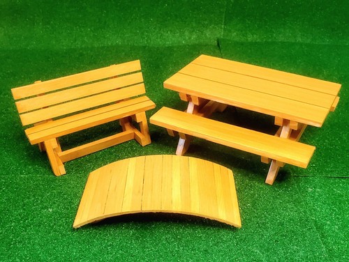 Dollhouse garden set - dollhouse,
