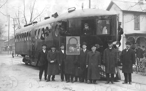 Railroad train mckeen motor - train,