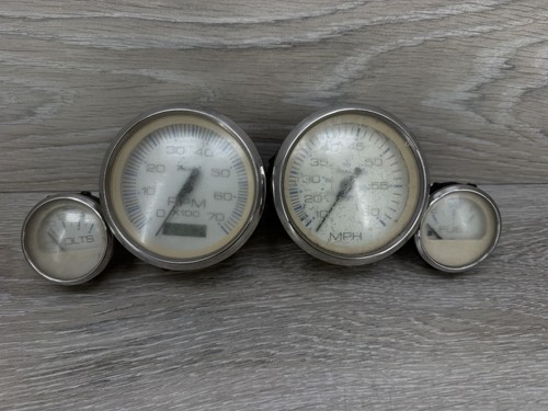 Faria marine boat gauges - marine, set