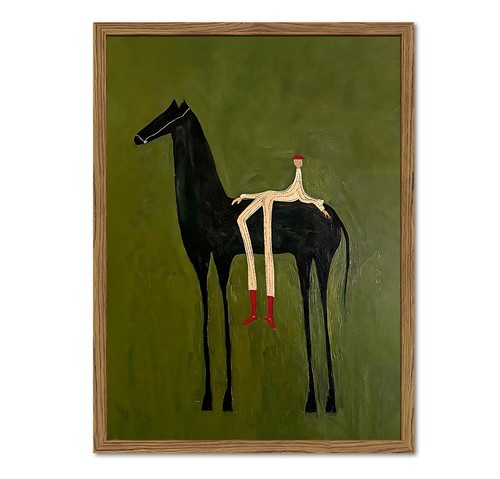 Abstract western cowboy wall - western,
