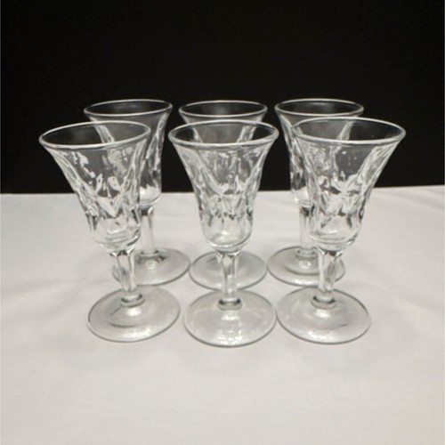 Vintage etched glasses 6 - etched, glasses,