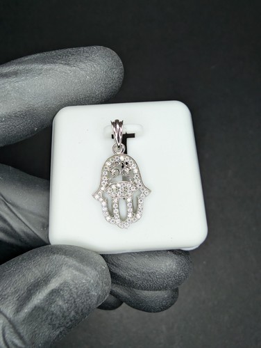 Solid 925 sterling silver iced - 925,