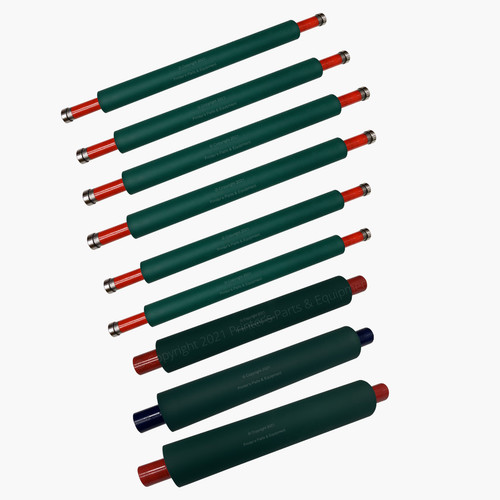 Rubber roller set - of, for