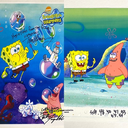 Spongebob squarepants signed - squarepants,