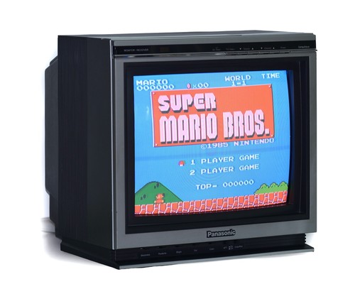 Rare vtg panasonic crt - vtg, 14"