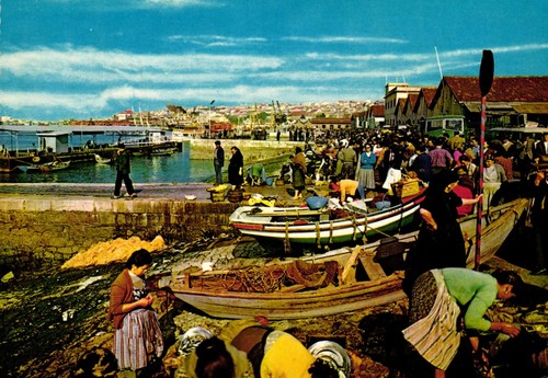 Fishing boats ribeira quay - fishing,