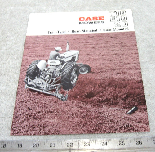 1965 case tractor mowers - case, t10