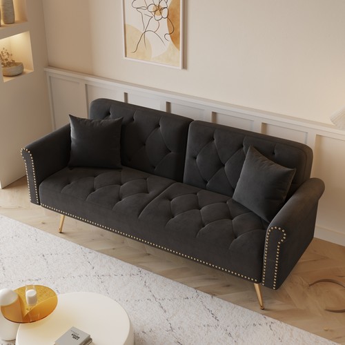 Modern futon sofa bed - 71",