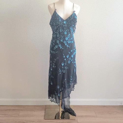 Y2k silk beaded floral - y2k,