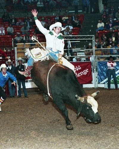 Lane frost riding bull rodeo - lane,