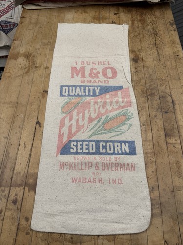 Vintage hybrid seed corn - m&o,