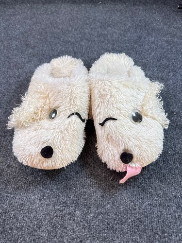 Plush dog slippers kids - kids, xl