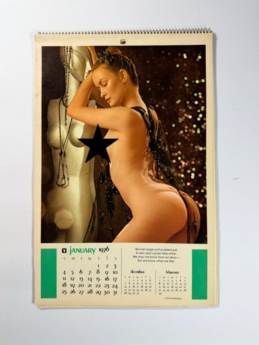 1976 playboy playmate calendar - playboy,
