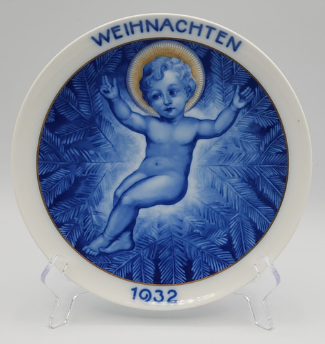 Rosenthal christmas plate 1932 - christmas,
