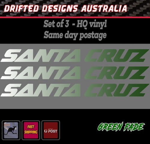 Santa cruz style sticker - santa,